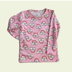 Camiseta manga larga con arcoíris – Ideal para nenas soñadoras