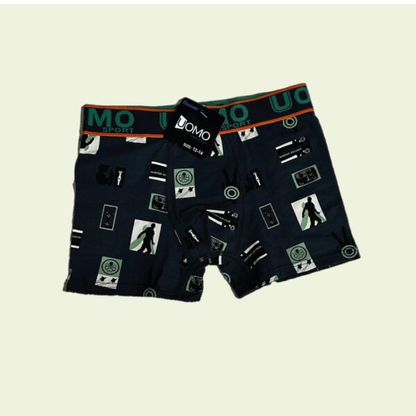 Boxer infantil con estampado deportivo – cómodo y canchero - Image 3