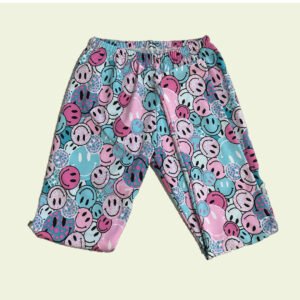 Calza Infantil Smiley Multicolor para Nena – Diseño Divertido y Cómodo