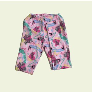 Calza Rosa para Nena con Corazones y Frases – "Believe in Yourself"
