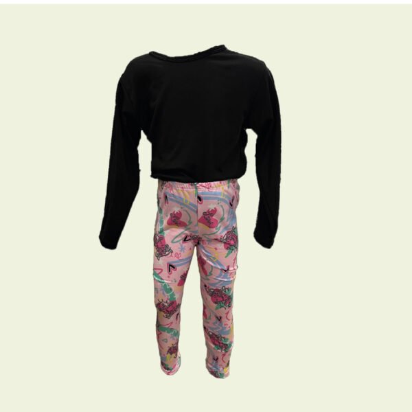Calza Rosa para Nena con Corazones y Frases – "Believe in Yourself" - Image 2