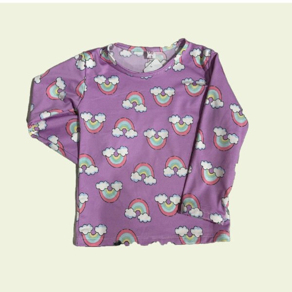 Camiseta manga larga con arcoíris – Ideal para nenas soñadoras - Image 2