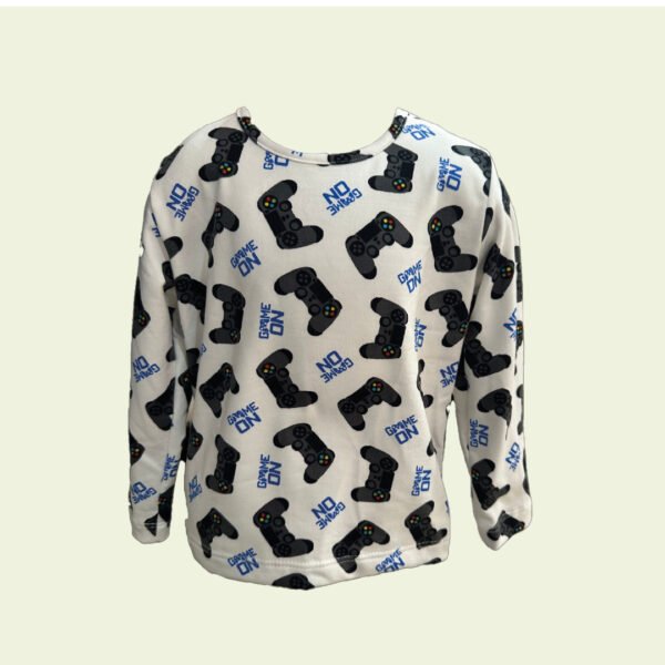 Camiseta de bebé con joysticks – diseño gamer divertido - Image 2