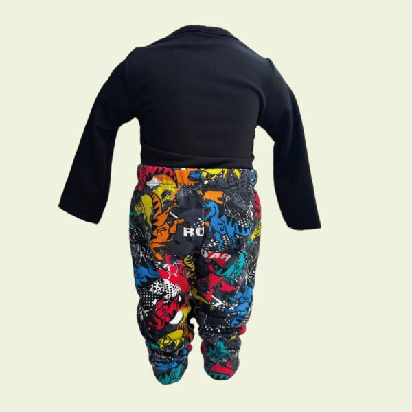 Pantalón de bebé dinosaurios multicolor – estilo urbano y divertido - Image 3