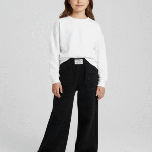 Pantalón Jogger Negro para Nena – Básico y Versátil