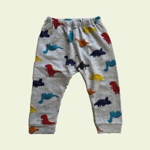 Pantalón de bebé con dinosaurios multicolor – cómodo y divertido