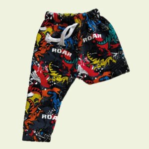 Pantalón de bebé dinosaurios multicolor – estilo urbano y divertido