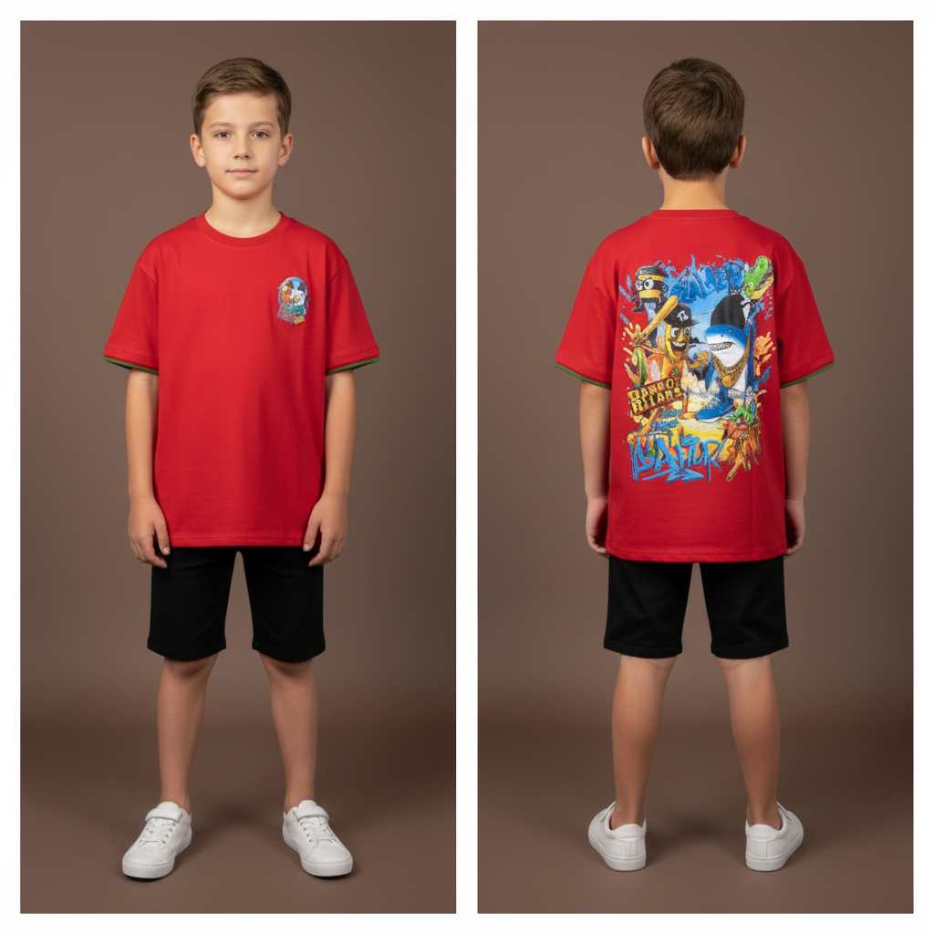 Remera de Niño – Tung Tung Sahur | Colores Varios - Image 4