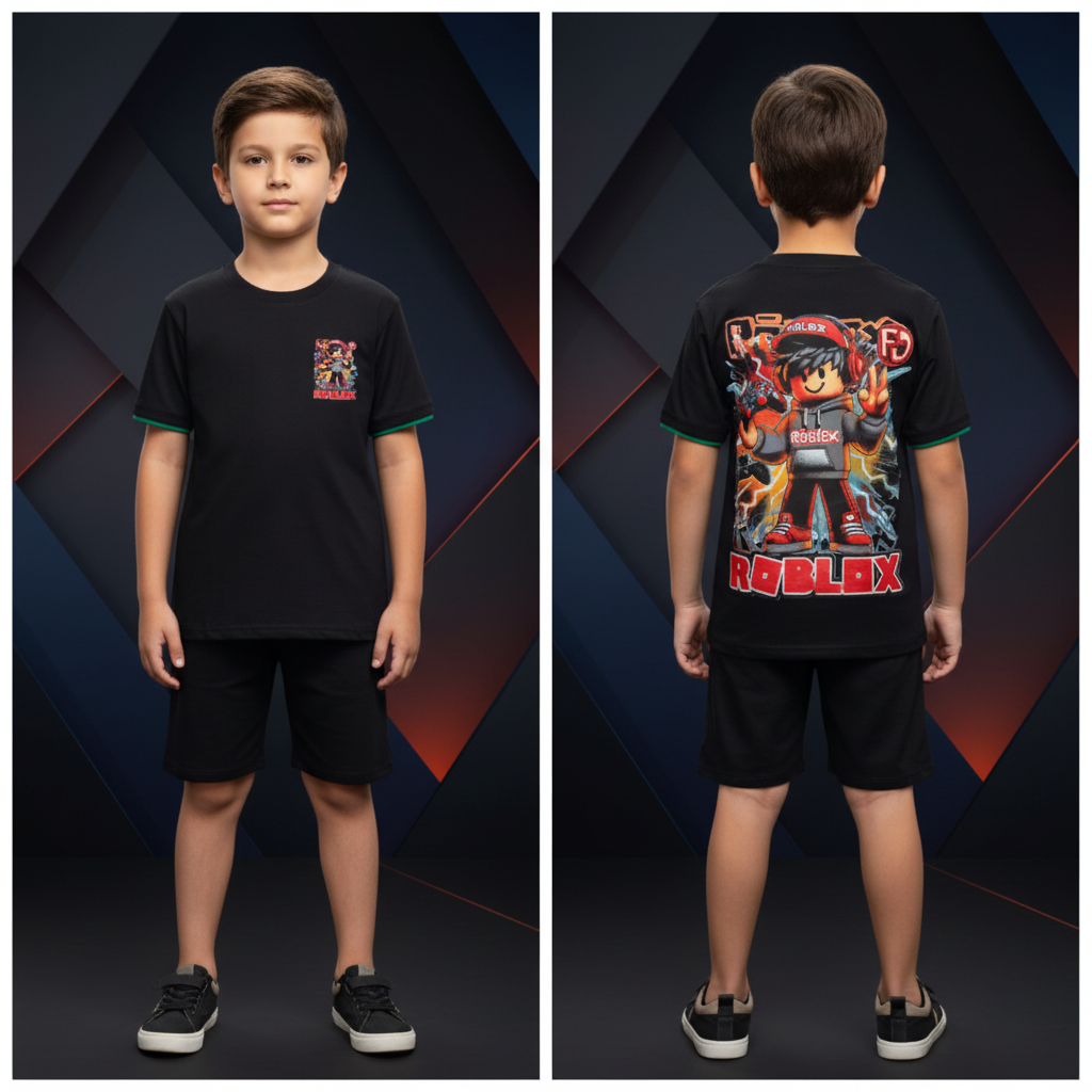 Remera de Niño – Roblox | Colores Varios - Image 3