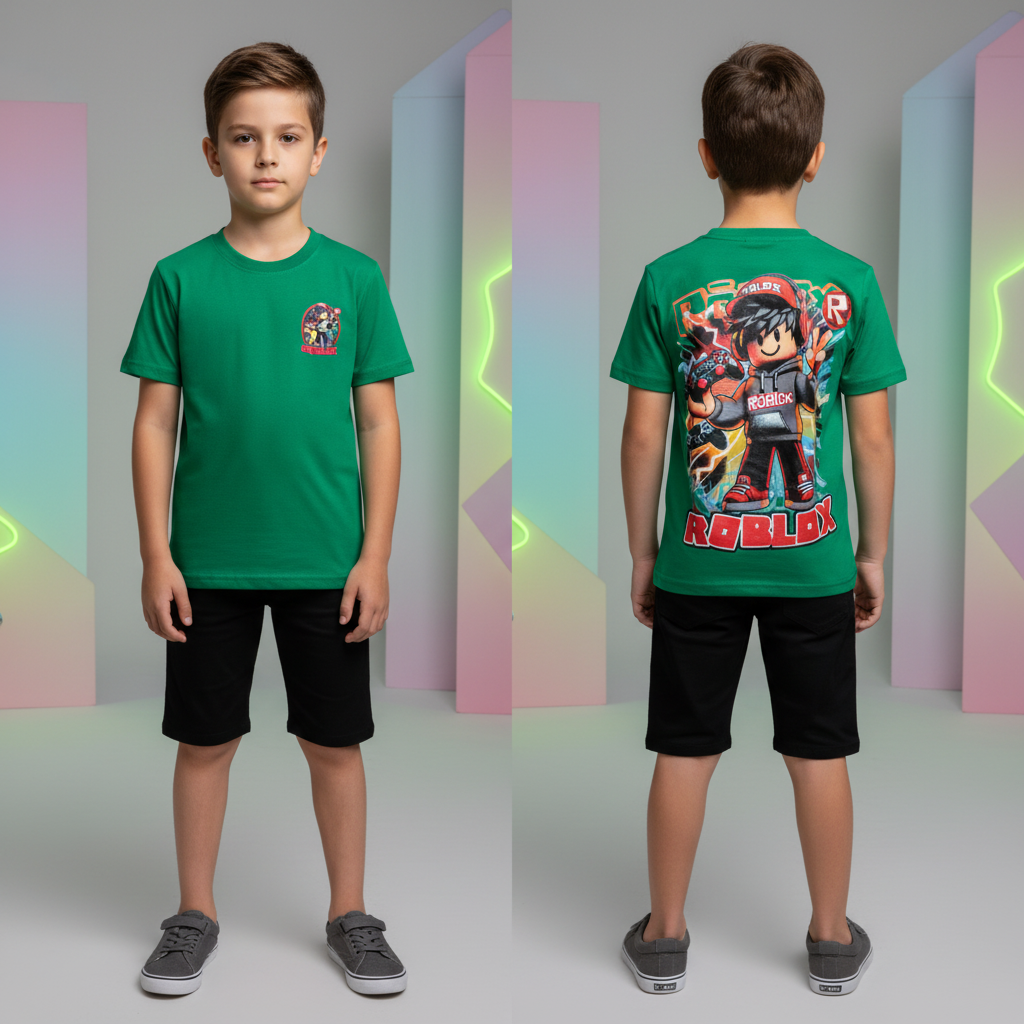 Remera de Niño – Roblox | Colores Varios - Image 4