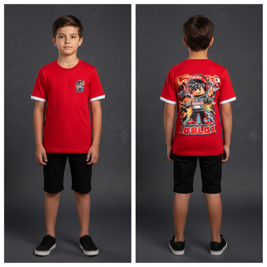 Remera de Niño – Roblox | Colores Varios - Image 7
