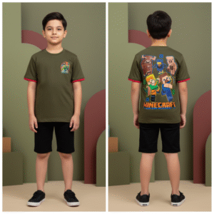 Remera de Niño – Minecraft | Colores Varios