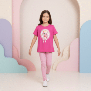 🩰 Remera de Niña – Ballerina Cappuccina