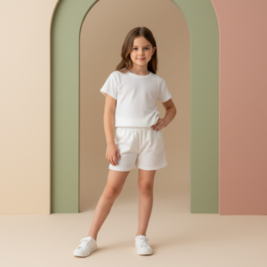 Conjunto Nena Remera + Short con Brillo