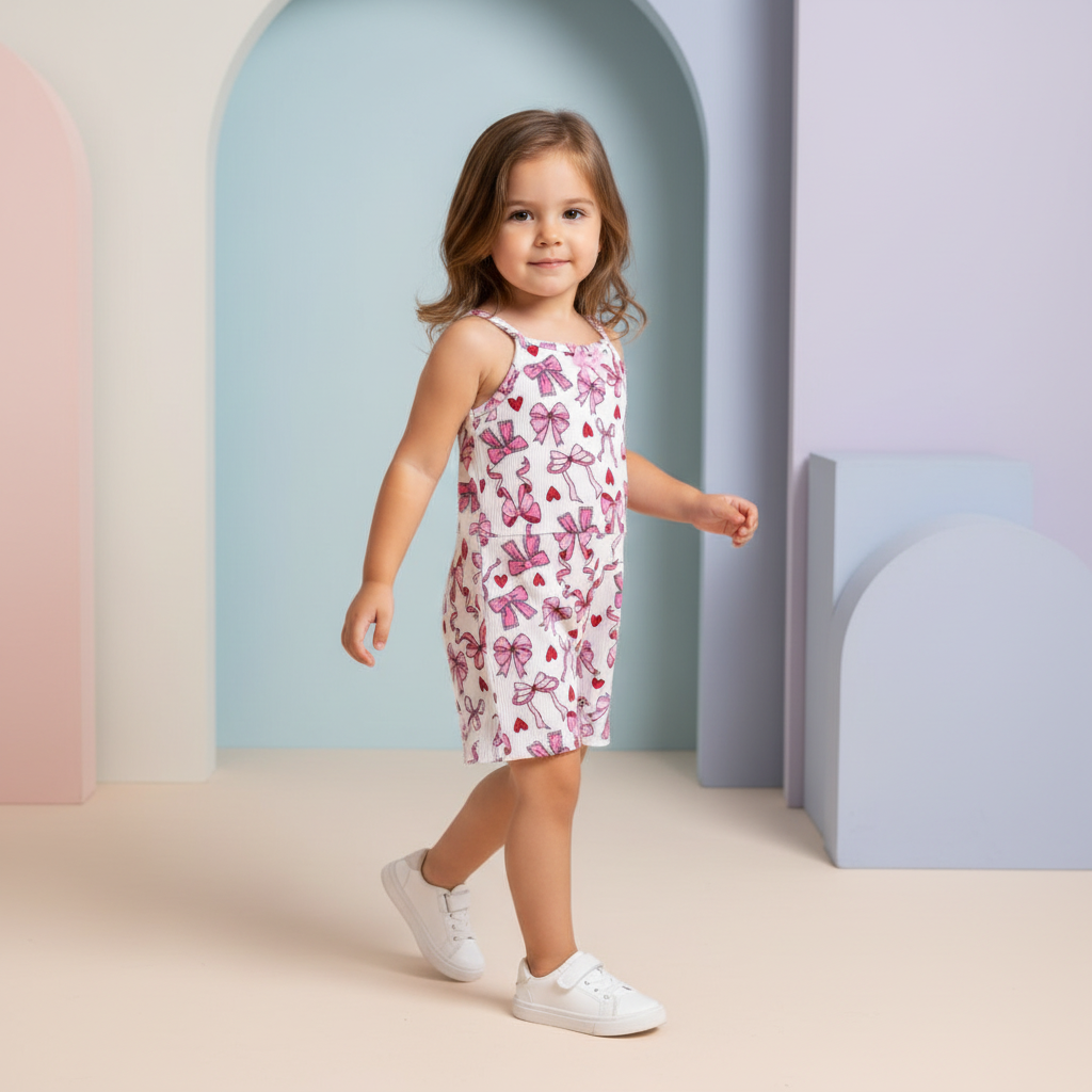 Enterito Nena Estampado sin Mangas - Image 3