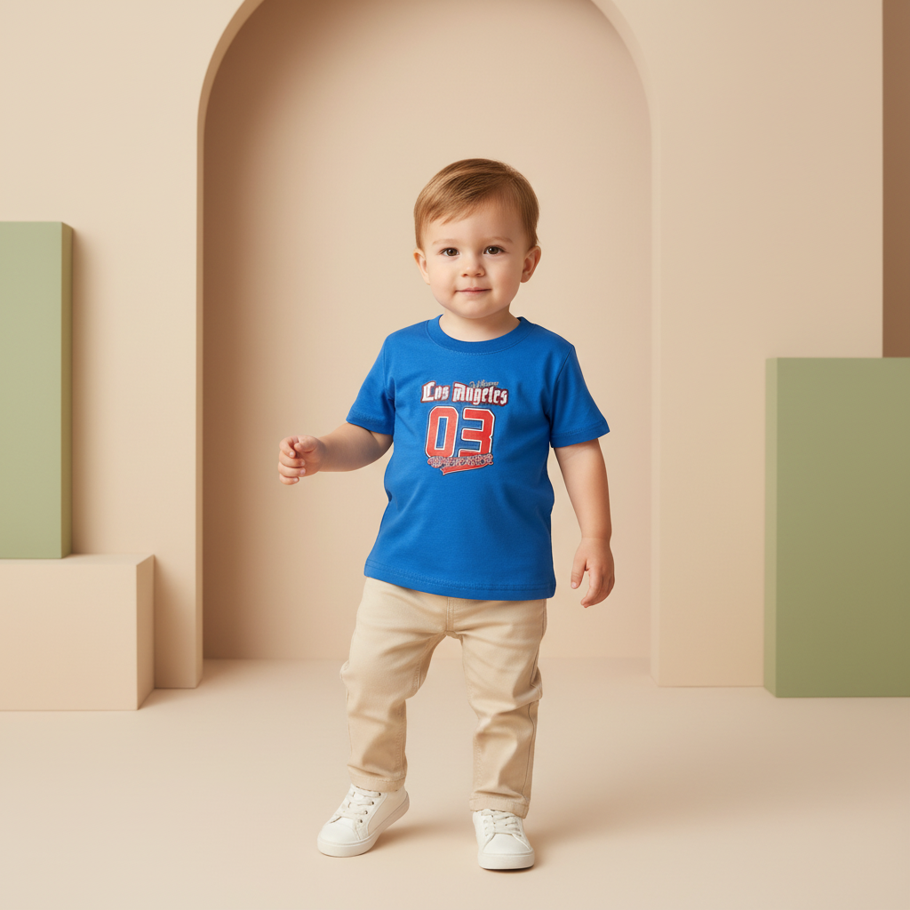 Remera Bebé Los Angeles Estampada