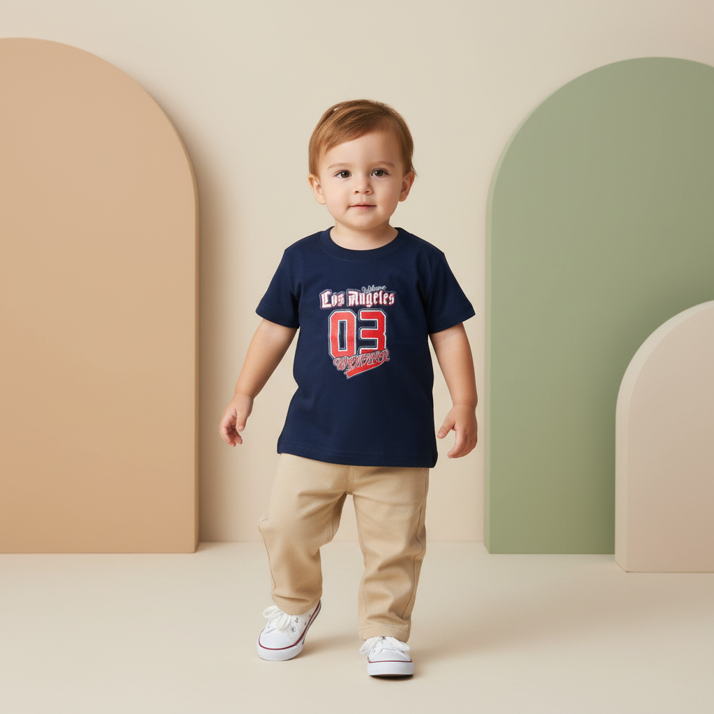 Remera Bebé Los Angeles Estampada - Image 3