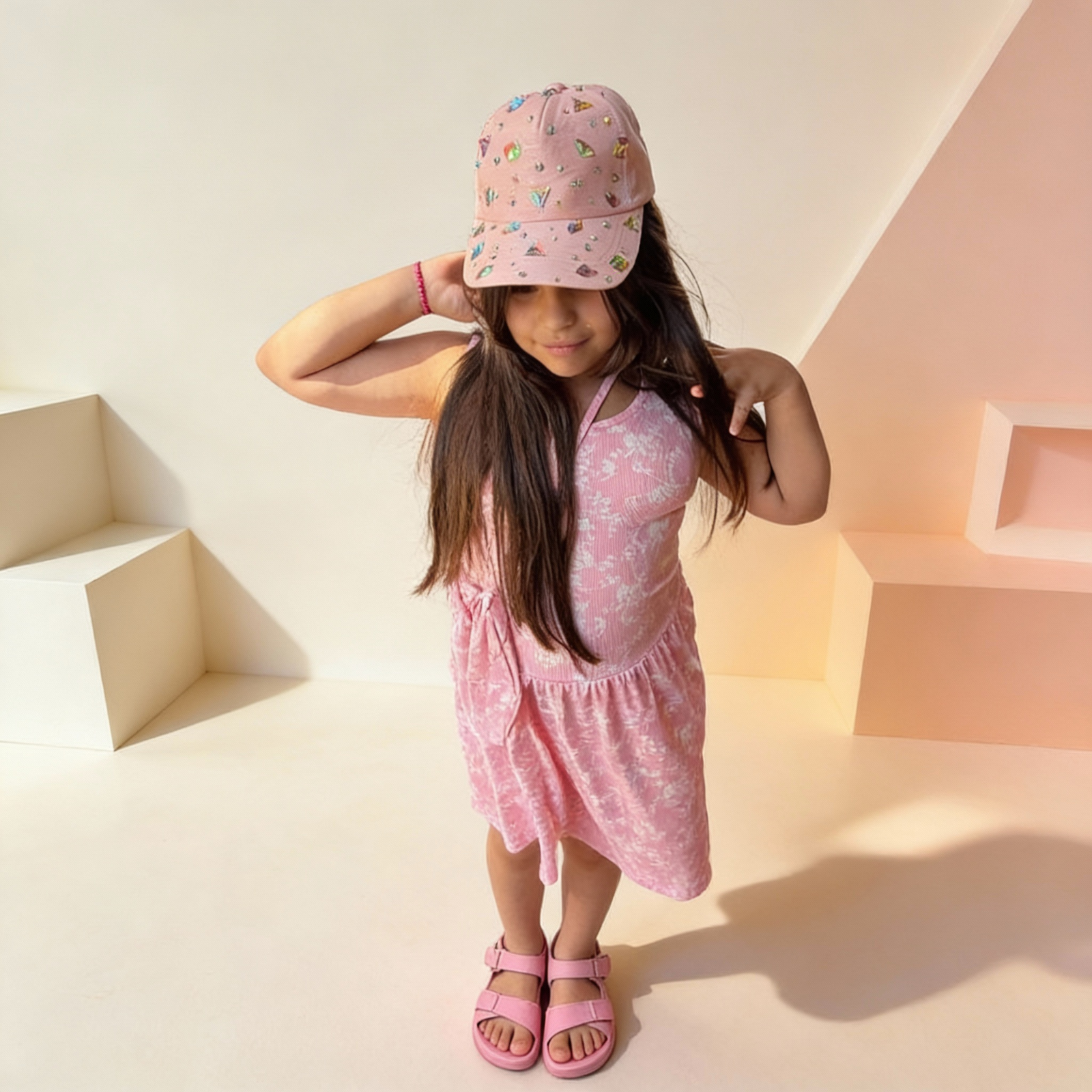 Vestido de Nena con Cartera a Juego