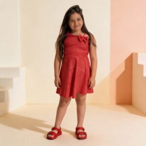 Vestido Rojo con Strass