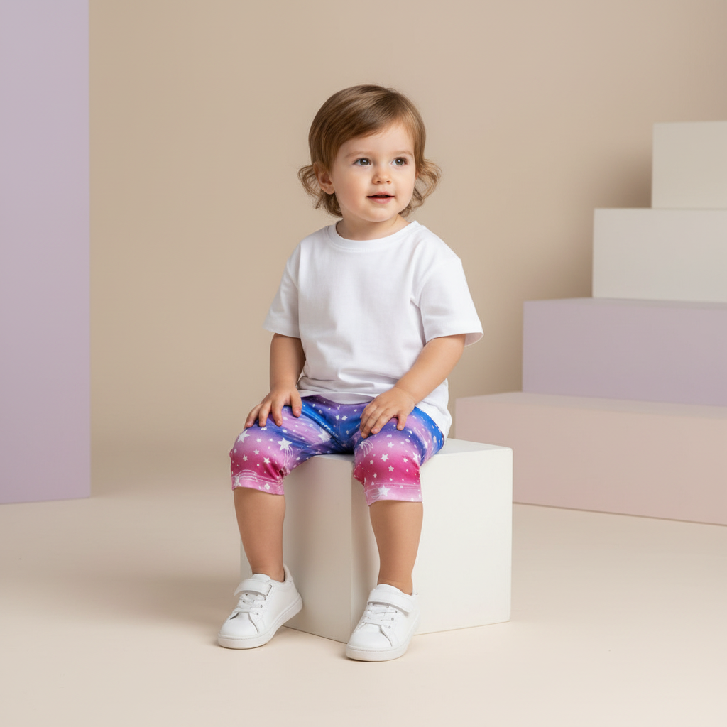 Calza Biker Bebé Estampada