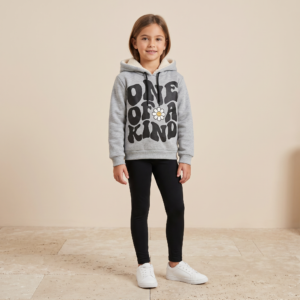 Buzo con Capucha “One of a Kind” con corderito